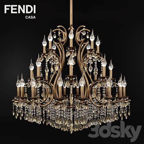 fendi chandelier 3d model|Chandelier Fendi 3D model .